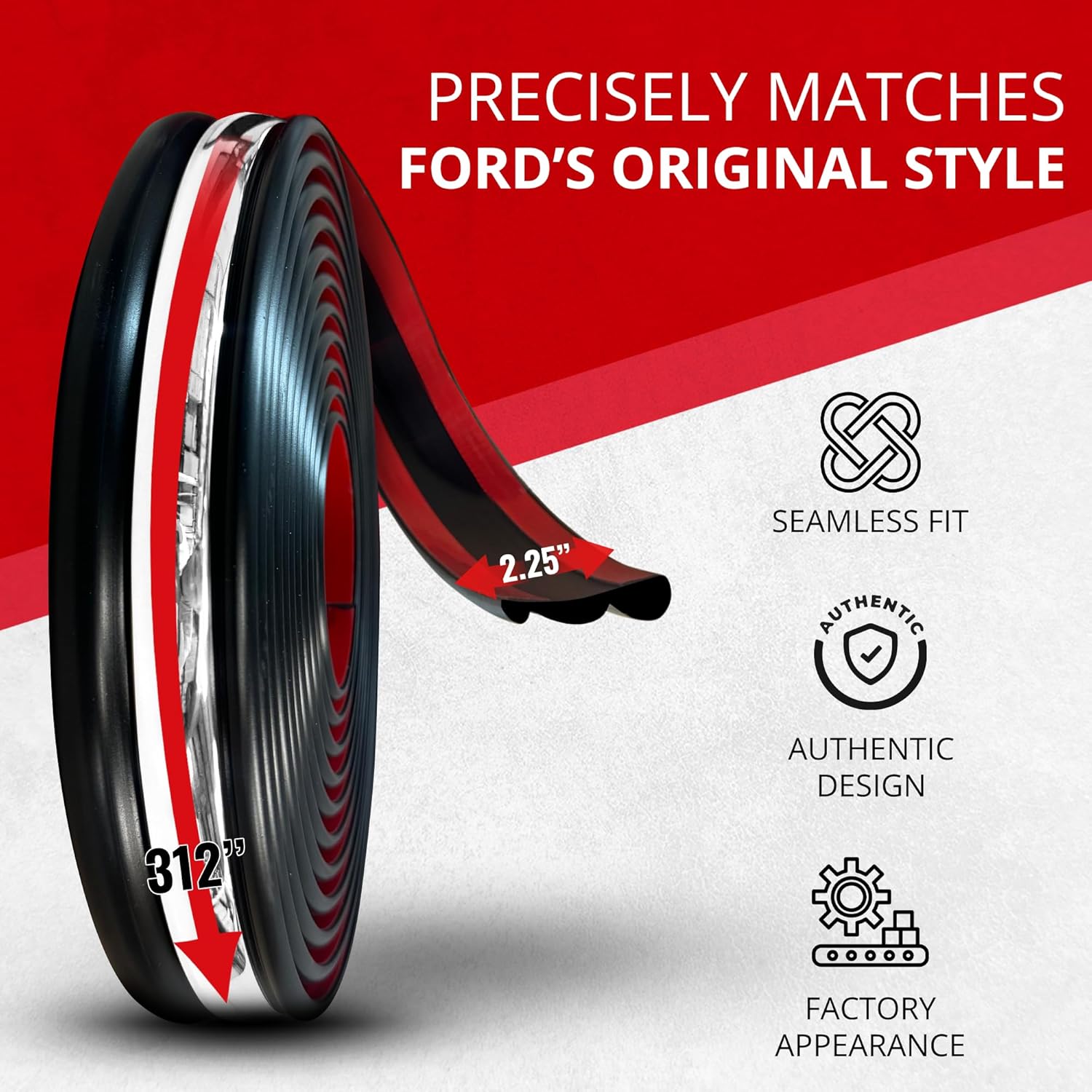 All-Fit Replacement Body Side Molding – 1992-1996 Ford