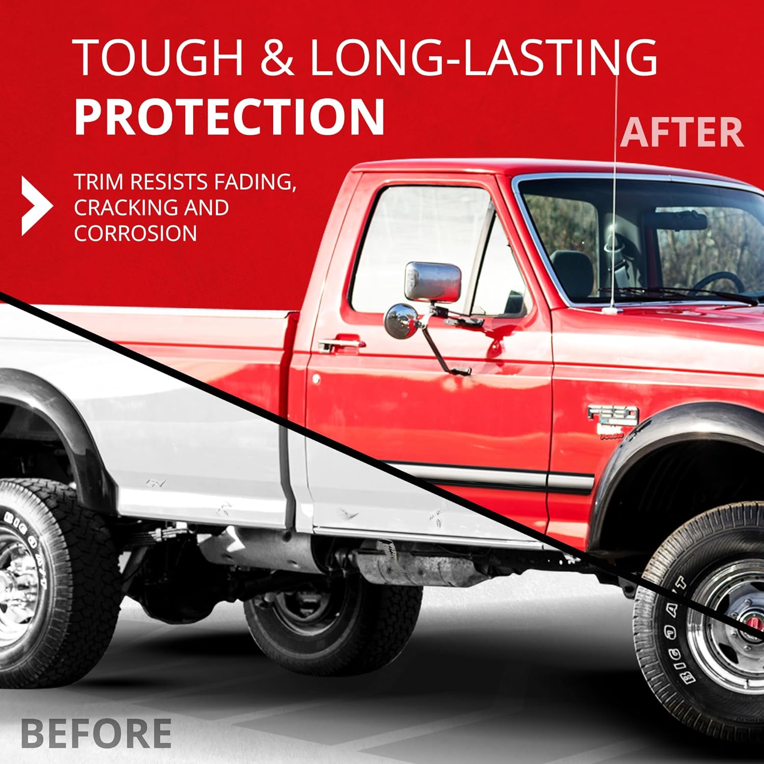 All-Fit Replacement Body Side Molding – 1992-1996 Ford