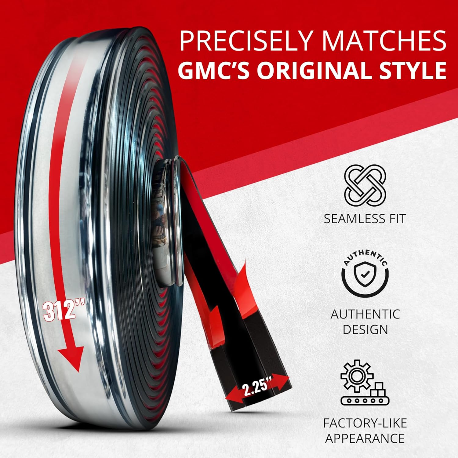 All-Fit Replacement Square Body Side Molding – 1973-1987 Chevy/GMC