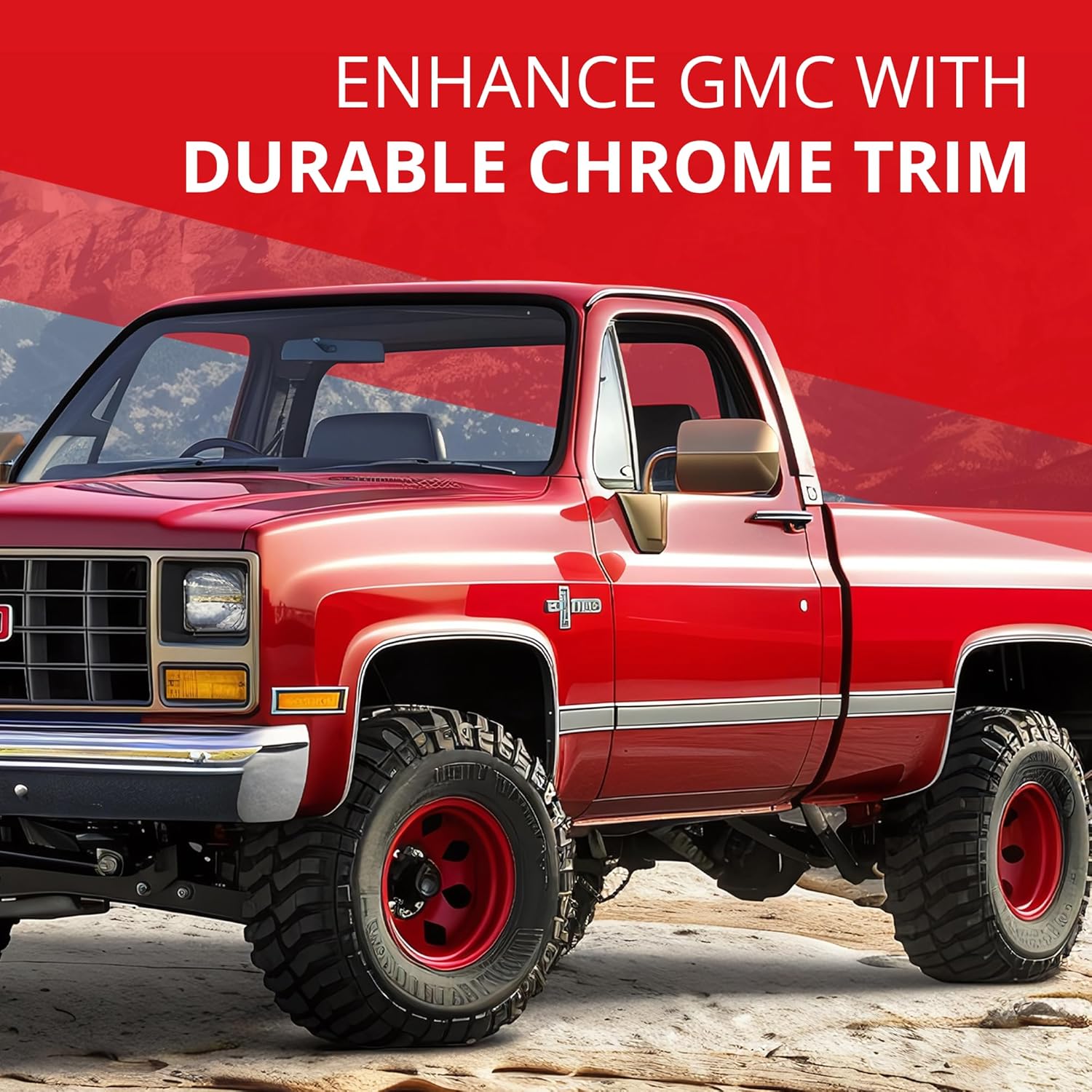 All-Fit Replacement Square Body Side Molding – 1973-1987 Chevy/GMC