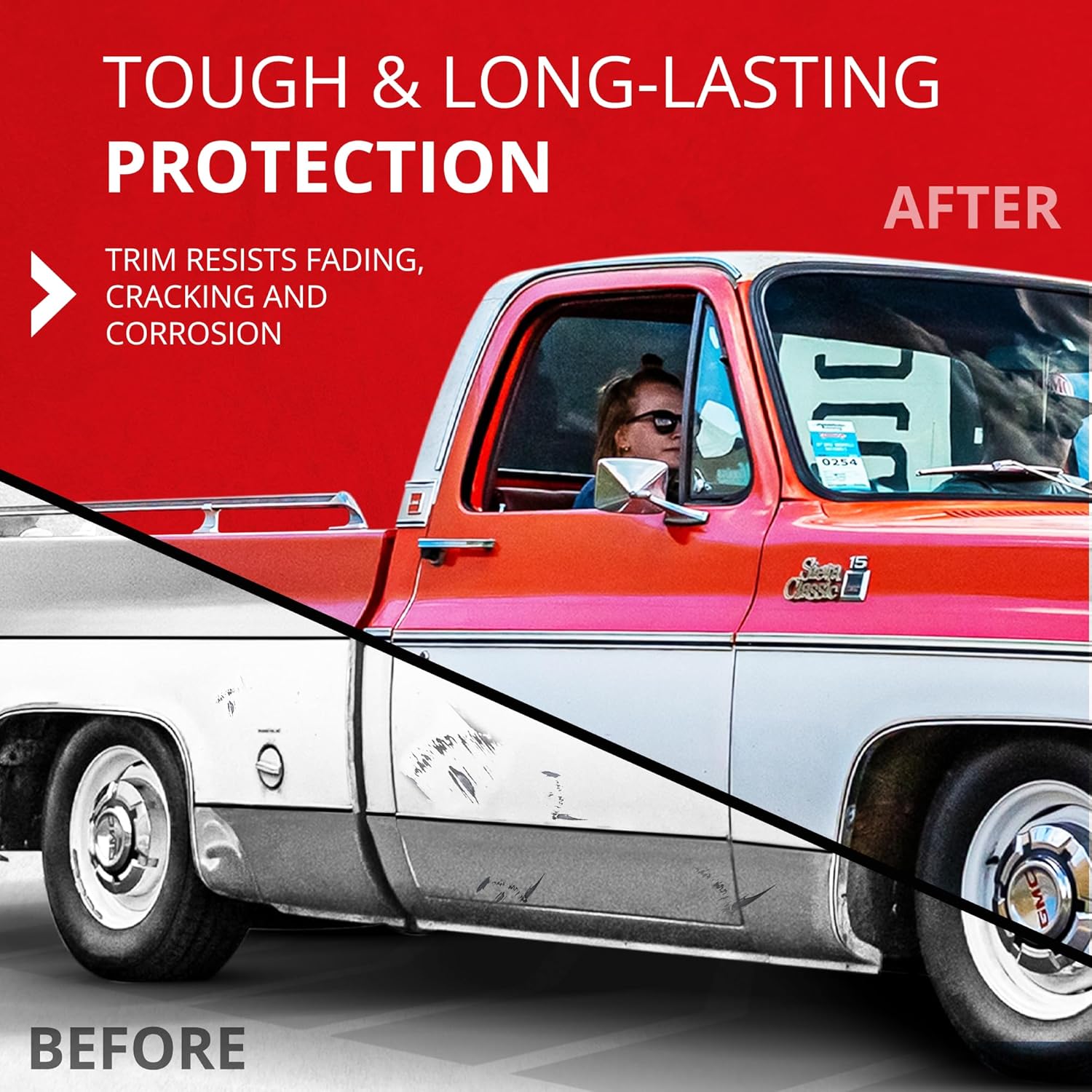 All-Fit Replacement Square Body Side Molding – 1973-1987 Chevy/GMC