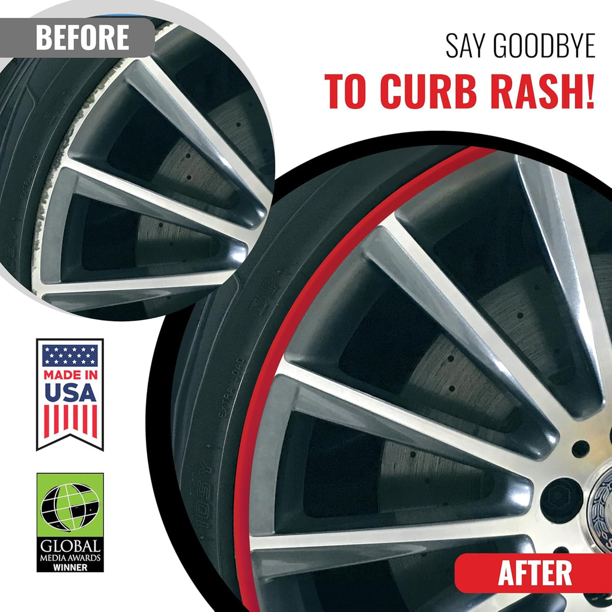 Red Rim Trim All-Fit Rim Trim – All-Fit Automotive
