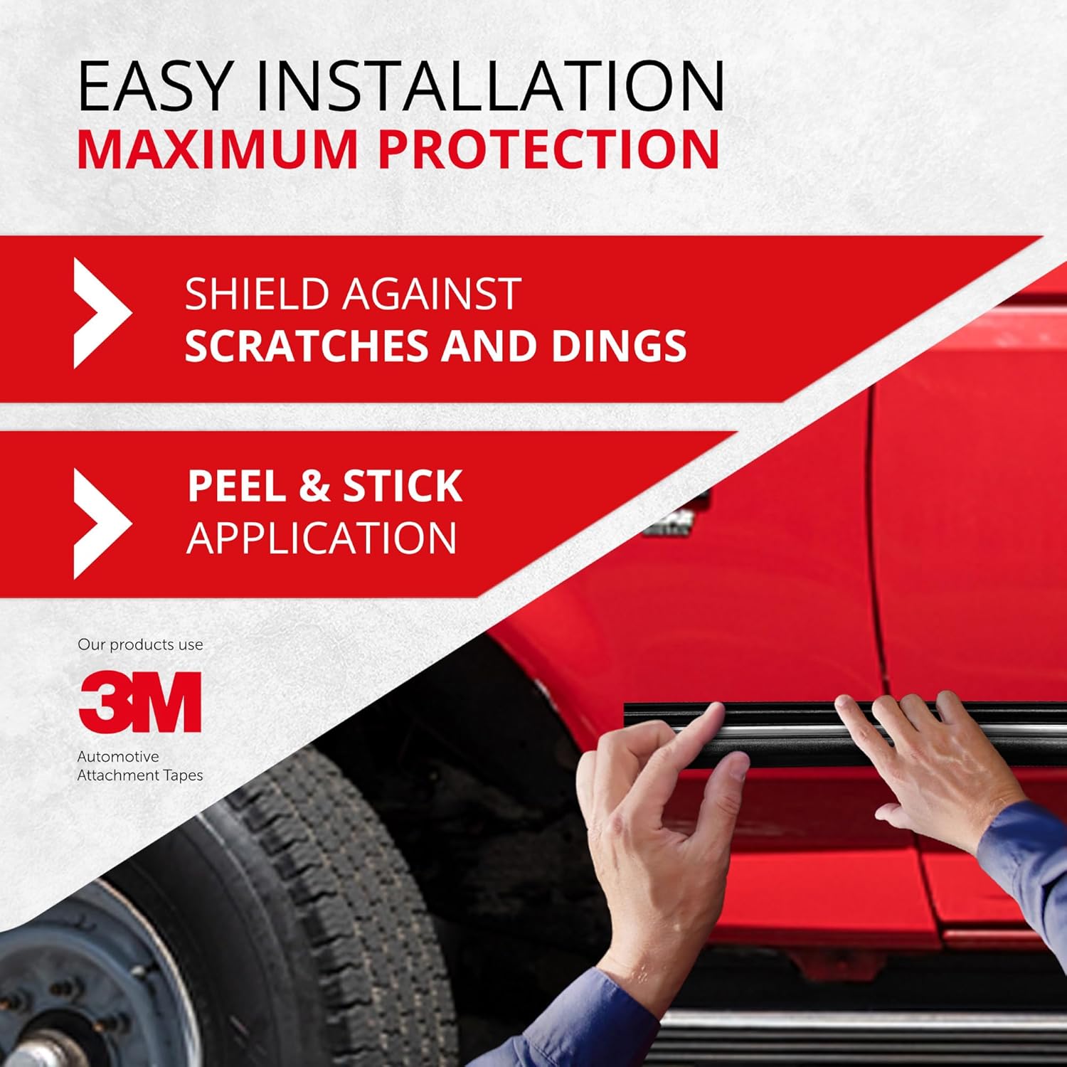 All-Fit Replacement Body Side Molding - 1987-1991 Ford F150, F250, F350 & Ford Bronco