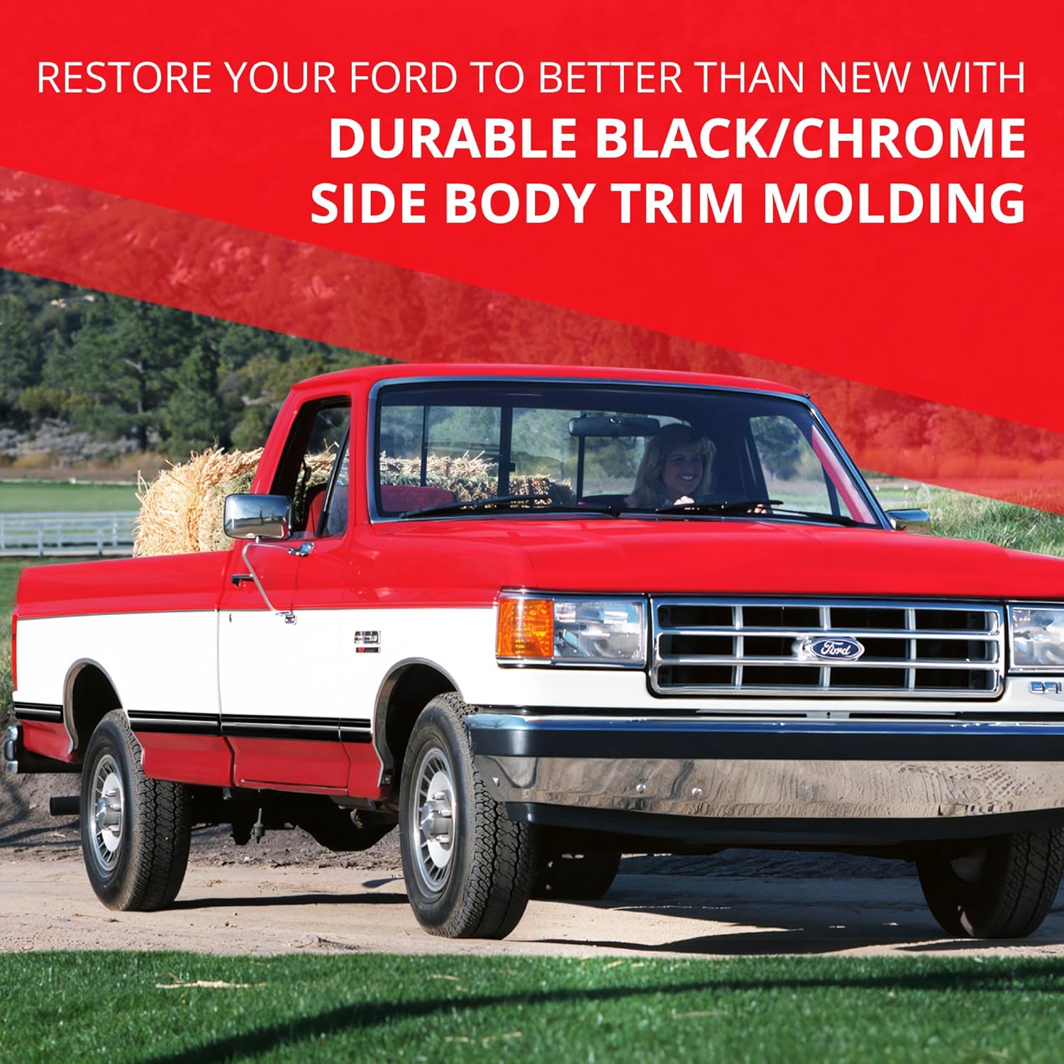 ALL-FIT Replacement Side Molding Trim Old Body Style 1992-96 Ford Truck OBS ALL-FIT Replacement Side Molding Trim Old Body Style 1992-96 Ford Truck OBS