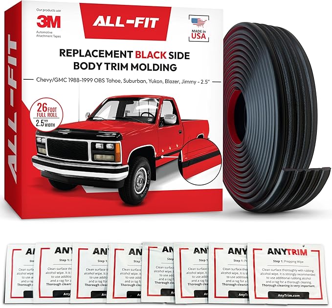 All-Fit Replacement Body Side Molding – 1988-1999 Chevy/GMC