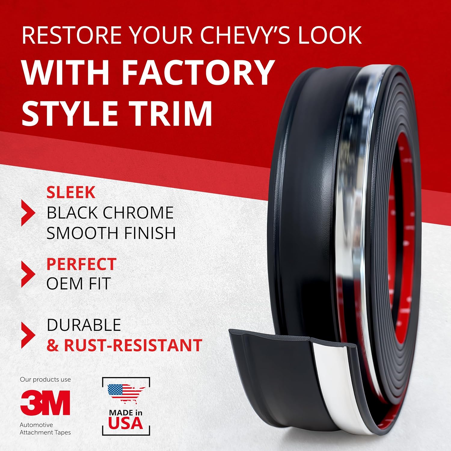 All-Fit Replacement Body Side Molding - 2003-2009 Chevy Silverado & Tahoe