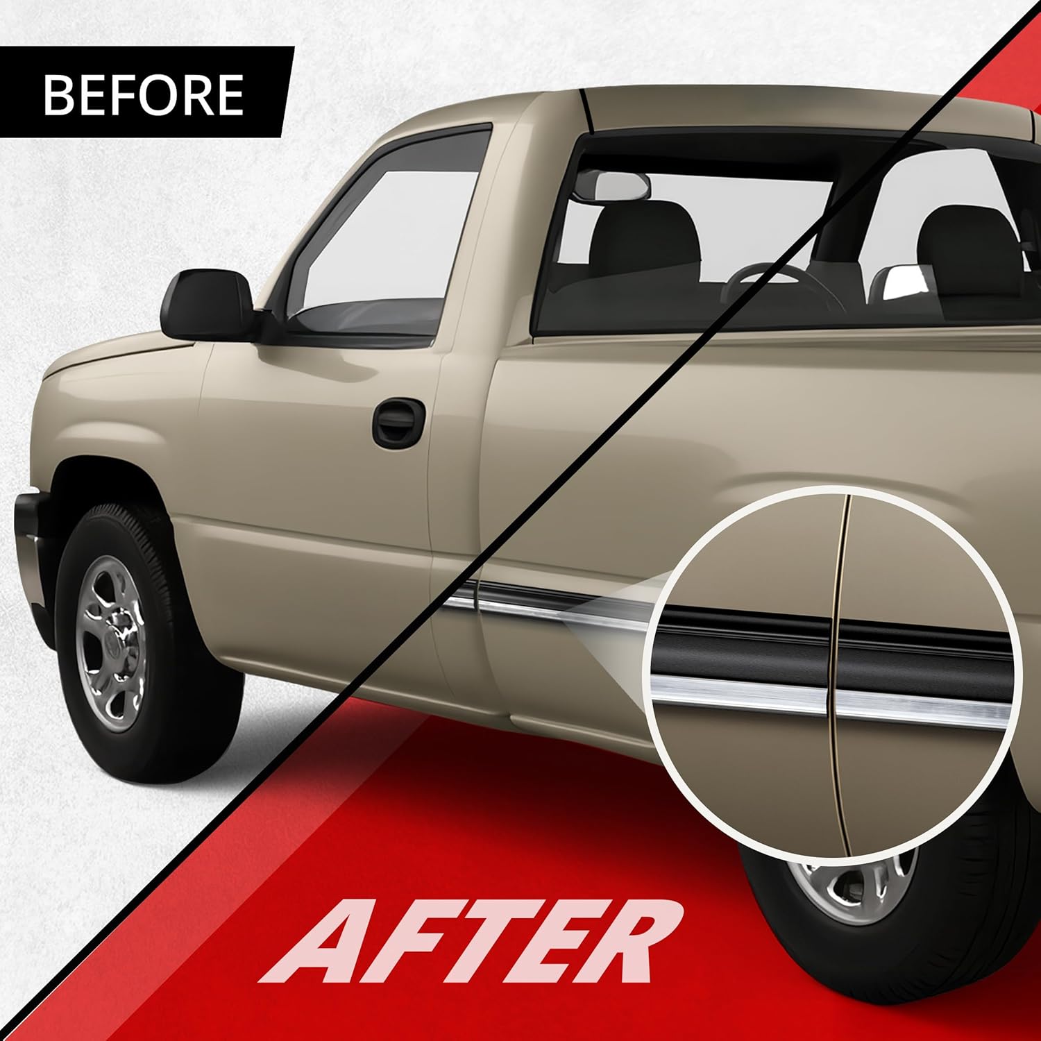 All-Fit Replacement Body Side Molding - 2003-2009 Chevy Silverado & Tahoe