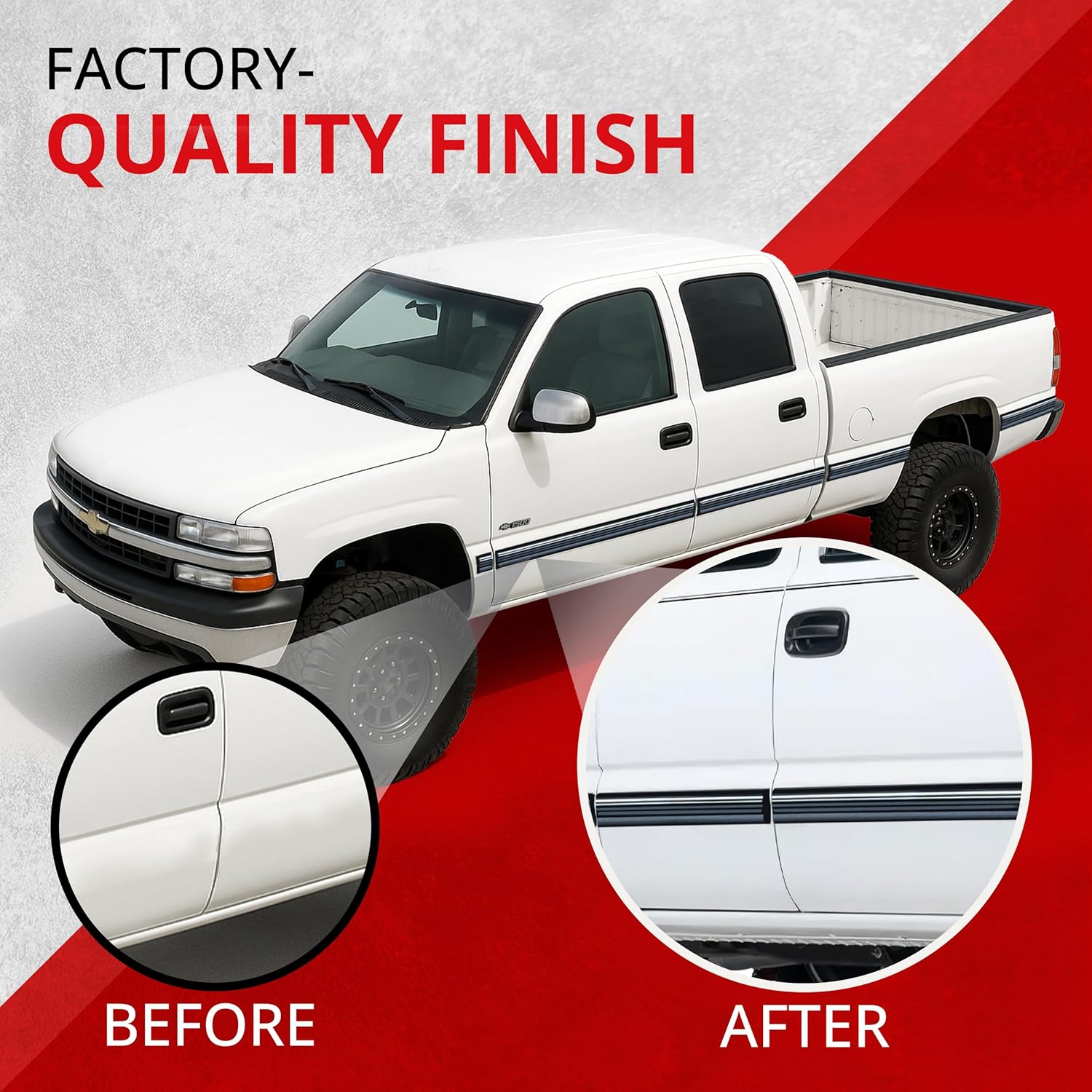 All-Fit Replacement Body Side Molding - 1999–2007 Chevy Silverado, Tahoe & CK-Series