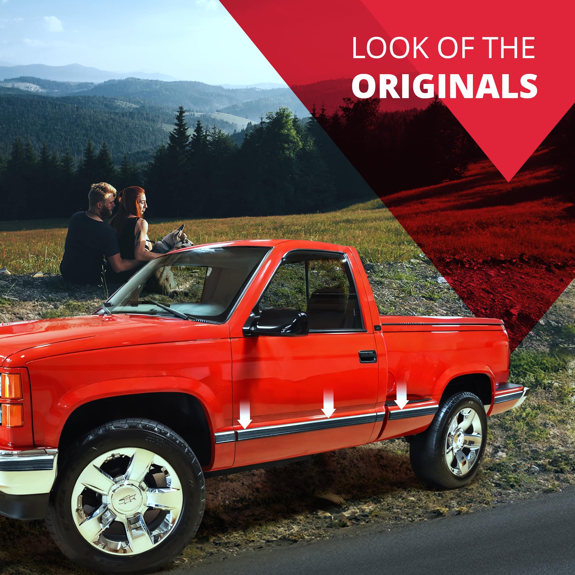 All-Fit Replacement Body Side Molding – 1988-1999 Chevy/GMC