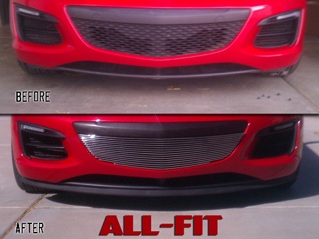  EZ Lip Colors – The Original Universal Fit 1-Inch Lip Spoiler  (Red) : Automotive